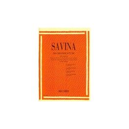 SAVINA-10 grandes estudios clarinete RICORDI