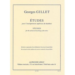 GILLET-Estudios para la enseñanza superior del oboe LEDUC