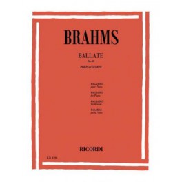 BRAHMS-Baladas op.10 RICORDI