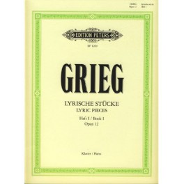 GRIEG-Piezas líricas op. 12 PETERS