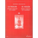 CRICKBOOM-El violín vol. 3 SCHOTT FRERES