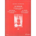 CRICKBOOM-El violín vol. 4 SCHOTT FRERES