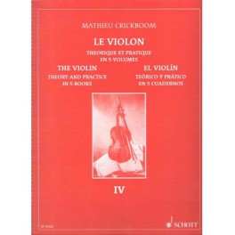 CRICKBOOM-El violín vol. 4 SCHOTT FRERES