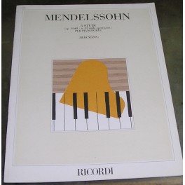 MENDELSSOHN-3 estudios op.104b RICORDI