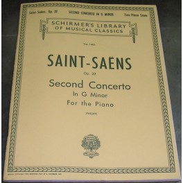 SAINT-SAËNS-Concierto nº 2  SCHIRMER