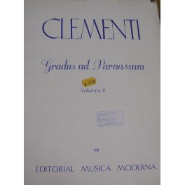 CLEMENTI-Gradus ad parnassum vol. 2 MUSICA MODERNA
