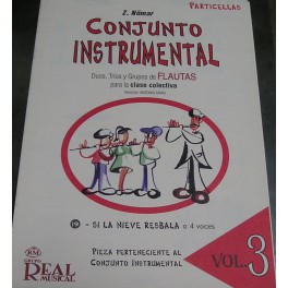 NOMAR-Conjunto instrumental para flauta Partichelas  Vol. 3 REAL MUSICAL