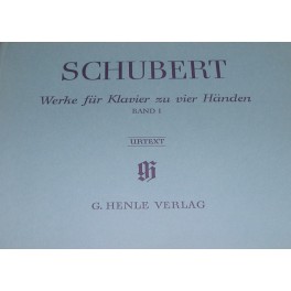 SCHUBERT-Obras para cuatro manos vol.1 VERLAG 