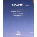 SPOHR-Seis canciones alemanas BARENREITER
