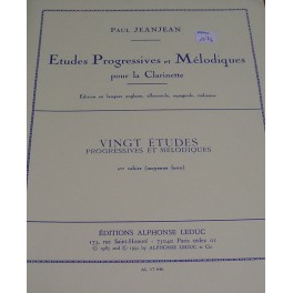 JEANJEAN-20 estudios melódicos y progresivos vol.2 LEDUC