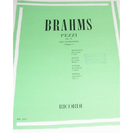 BRAHMS-Piezas op. 76 RICORDI