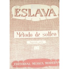 ESLAVA-Método de solfeo vol. 2 MUSICA MODERNA