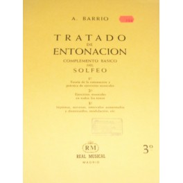 BARRIO-Tratado de entonación vol. 3 REAL MUSICAL