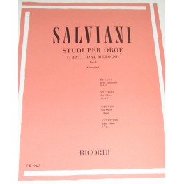 SALVIANI-Estudios para oboe vol.1 RICORDI