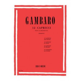 GAMBARO-12 caprichos RICORDI