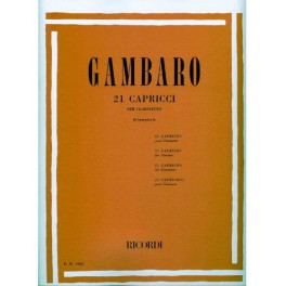 GAMBARO-21 caprichos RICORDI