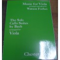 BACH-Suites de cello arregladas para viola CHESTER