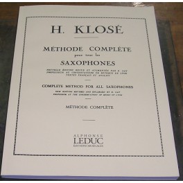 KLOSE-Método para todos los saxofones LEDUC