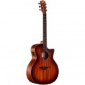 Guitarra VEELAH VGAC-KOA-E con Fishman y funda